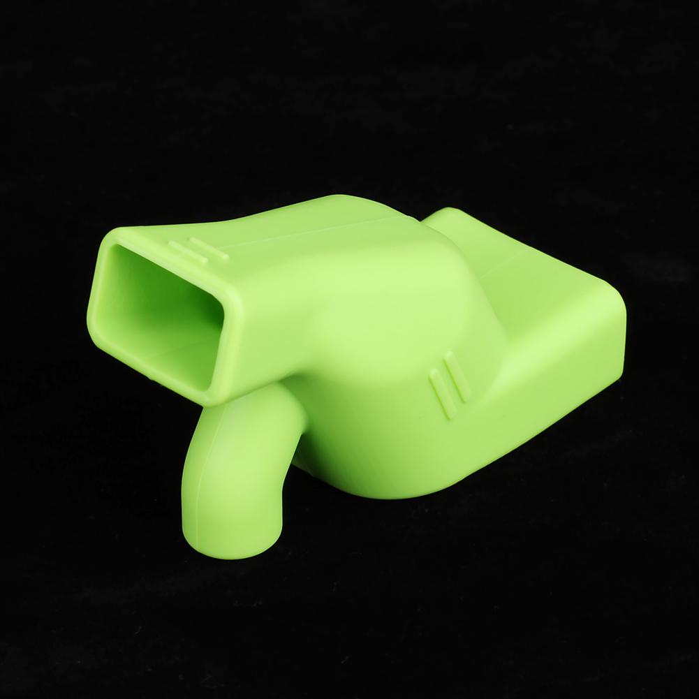 Silicone Faucet Extender Spout Extender for Sink Faucets Hand Washing for Kids (Green)
