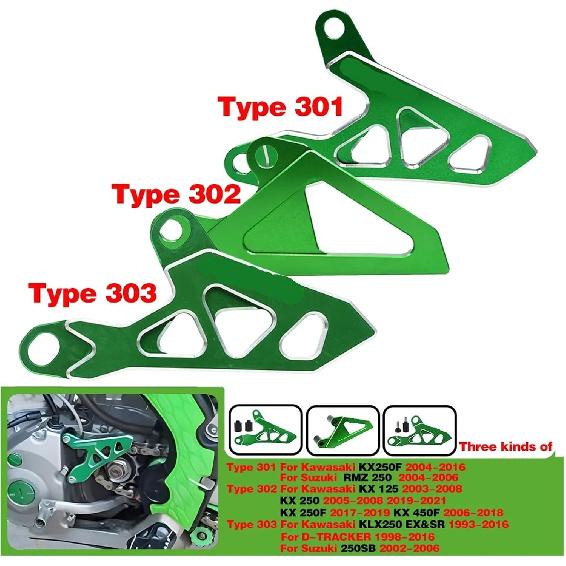 Compatible With Kawasaki KX250F KX125 KX250 KX250F KX450F KLX250 D-TRACKER KXF 250 450 2003-2021 Front Sprocket Cover Chain Protector Guard(Type 302)