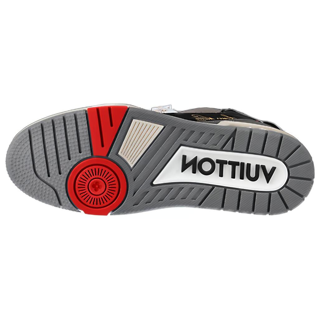 LOUIS VUITTON Lv Trainers 'Red Multi color' 1A8Q95