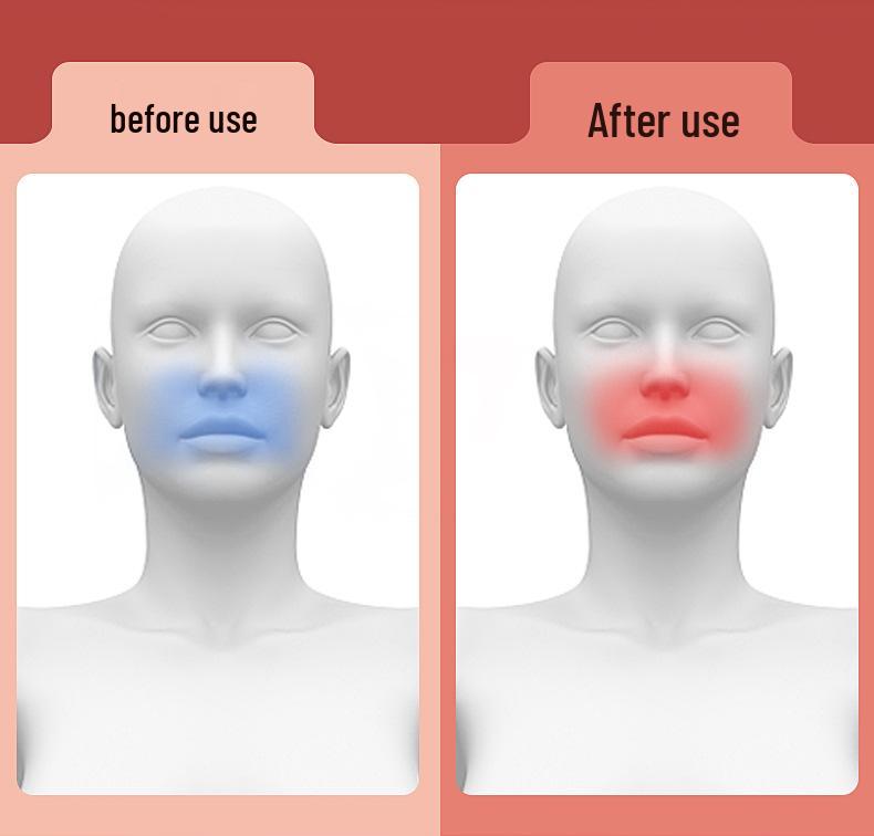 Red Light Therapy Heat Compress for Rhinitis & Nasal Congestion with Built-in Battery
