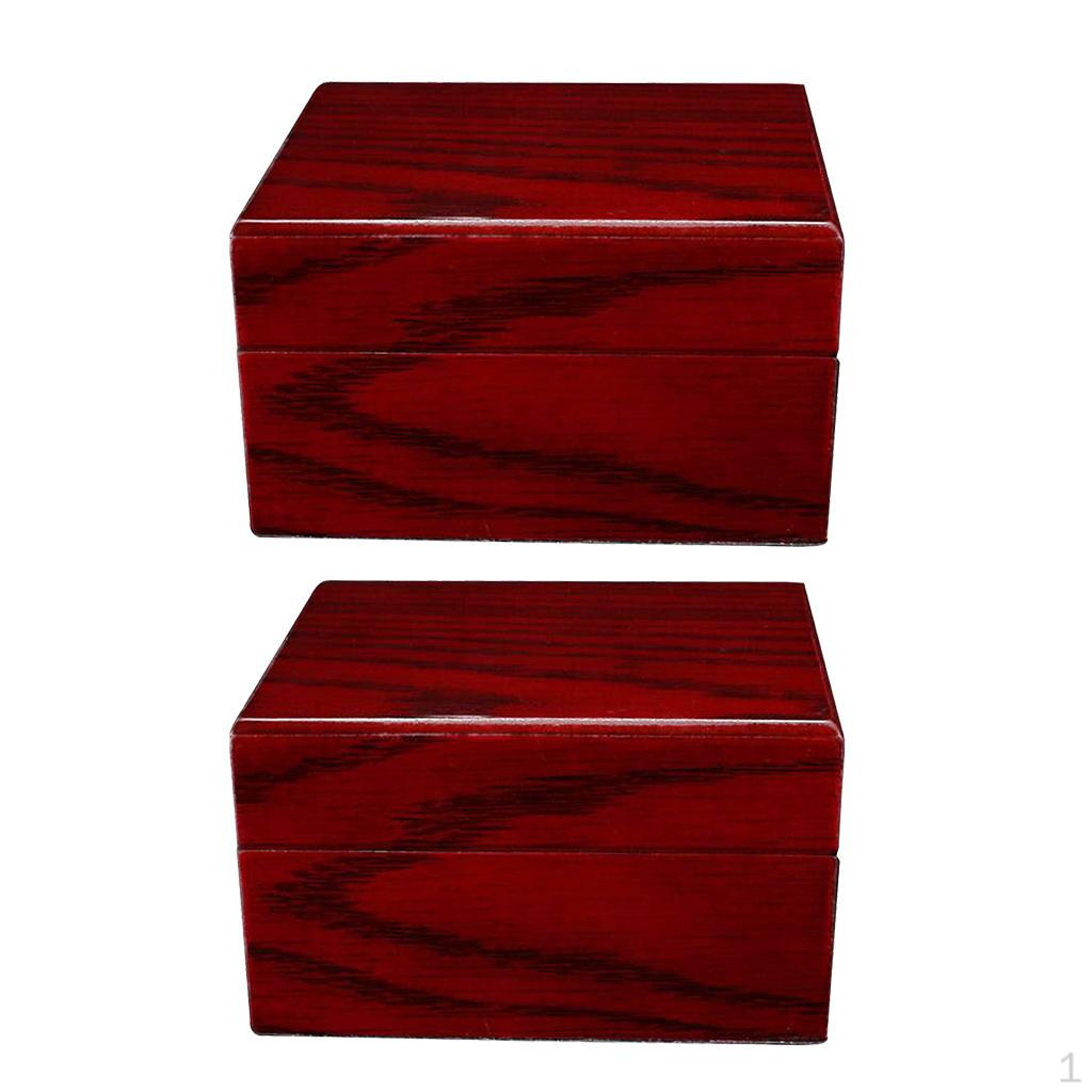 

2 шт. Винтажный кейс для хранения и демонстрации, держатель для часов с одним слотом и регулируемой мягкой подушкой