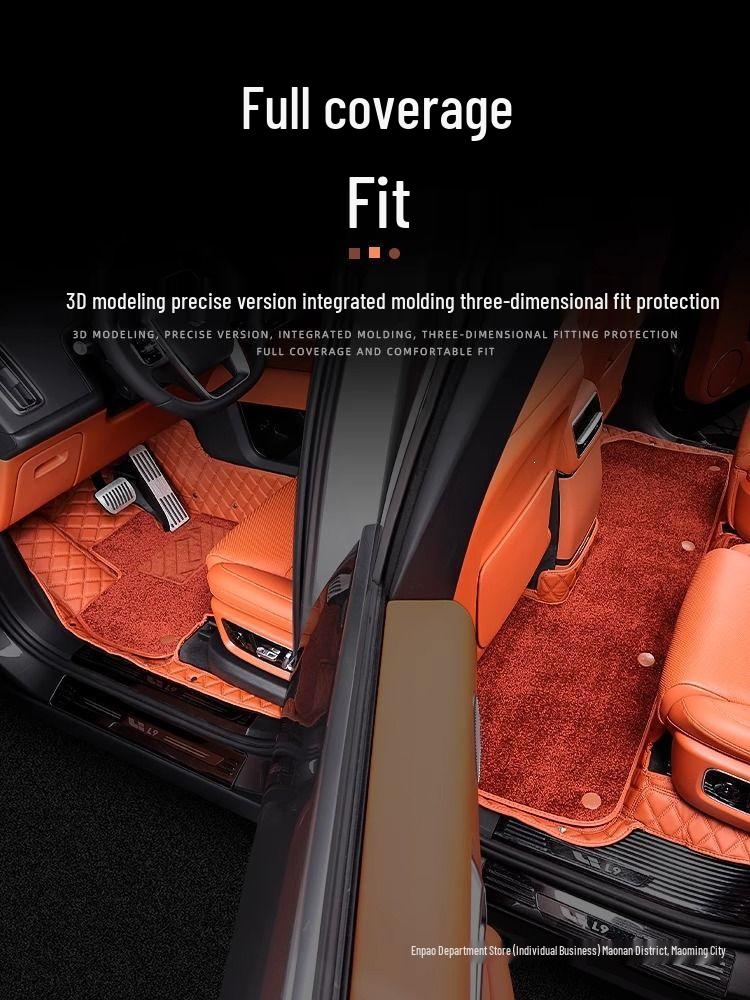 Compatible Li Auto L8 & L9 Full Coverage Car Floor Mats - New L8Pro & L9Max Carpet Style Mats