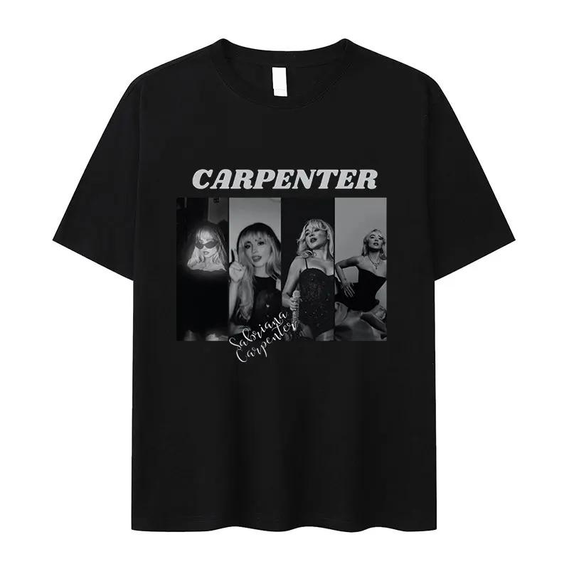 90s Sabrina Carpenter Music Tour Graphic T Shirts Unisex Women Retro High Quality Fashion T-shirt 100% Cotton Oversized Tshirt