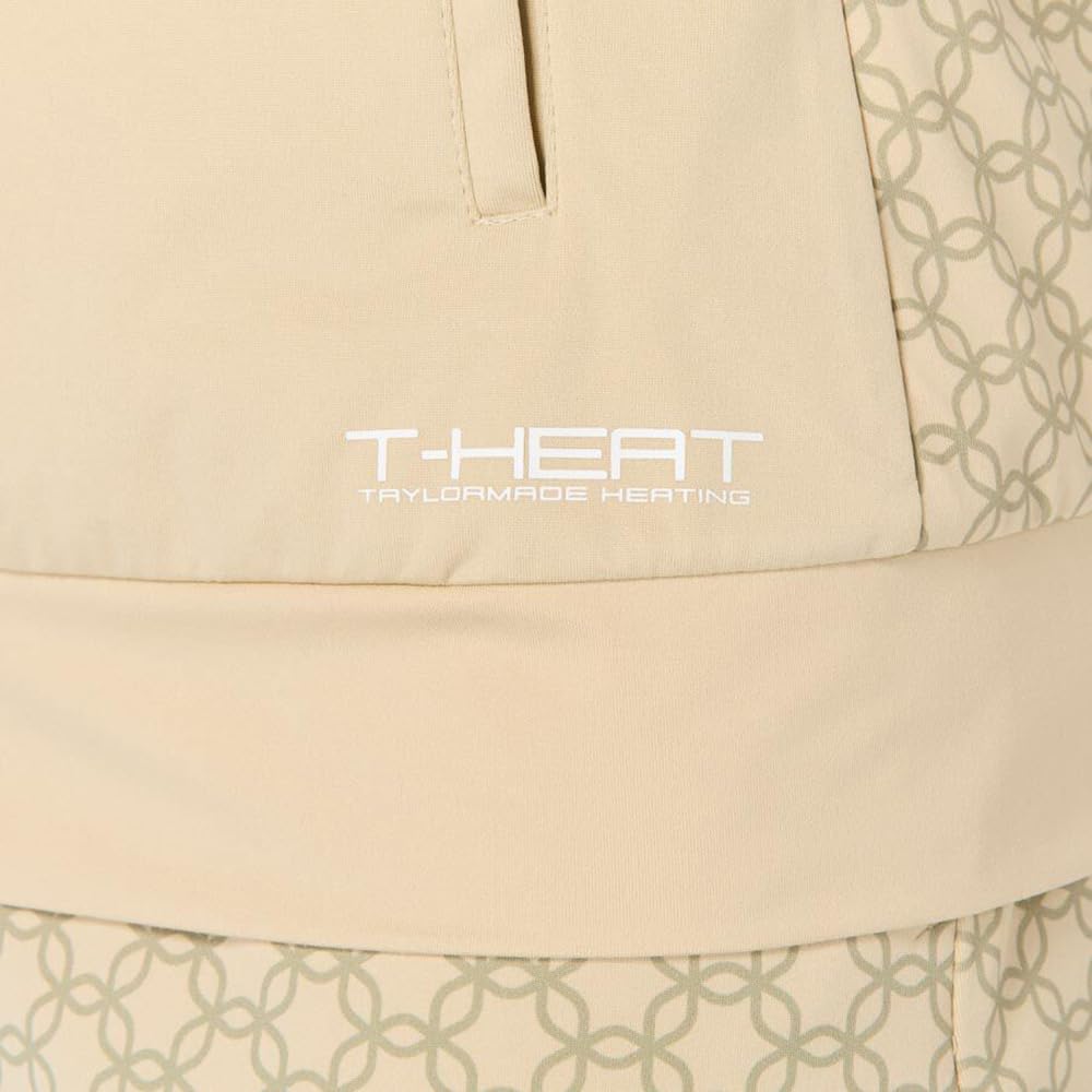 TaylorMade T-HEAT Full-Zip Hoodie, Beige, Size Small, Women's, 2024FW UN423