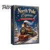 Acrylic Festive Decoration Transportation Vehicles Advent Calendar 2026 for Kids, 24 Day Christmas Countdown Set Eve Surprise with Collectible