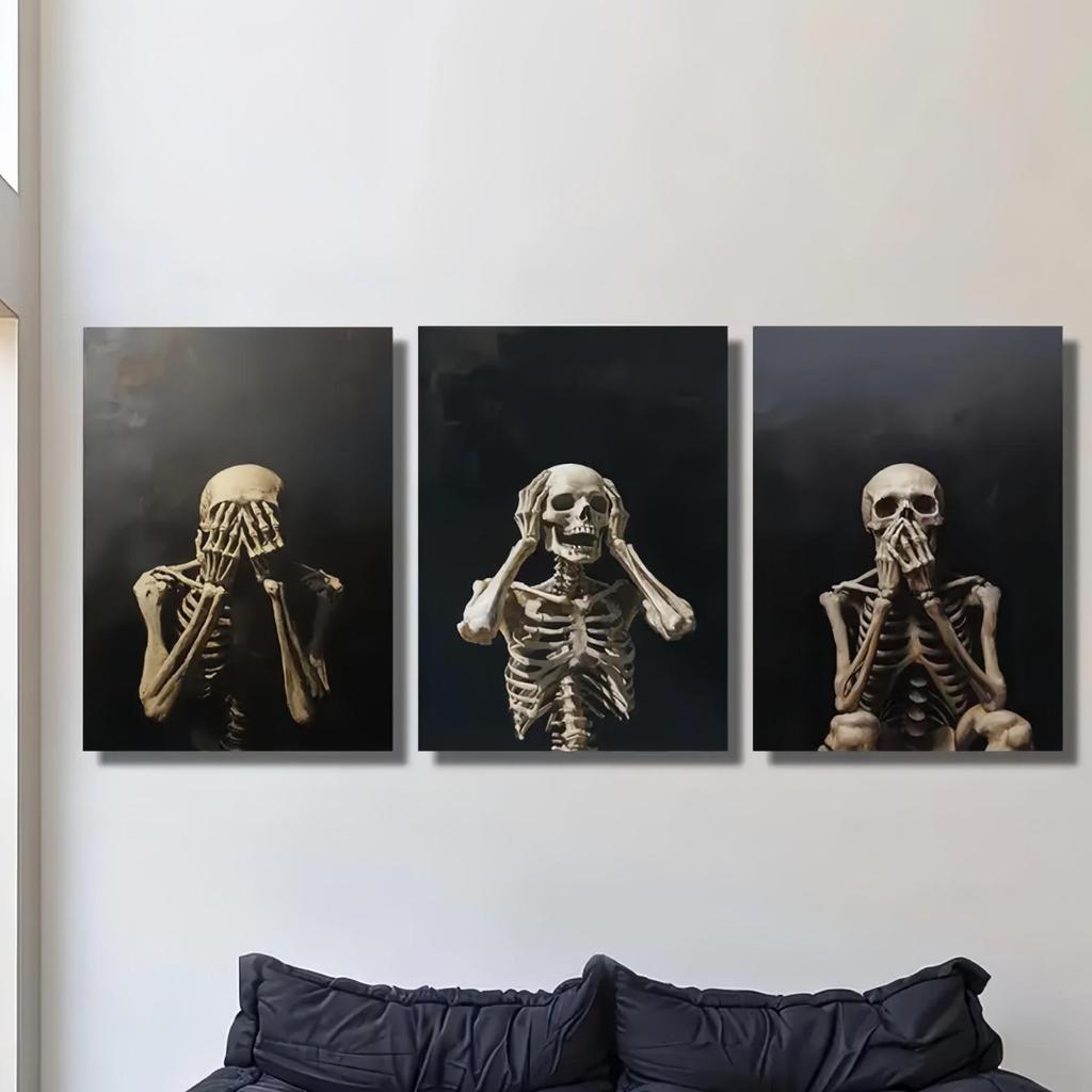 Creative Skull Art Canvas for Home Wall Decoration