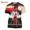 Uomo 2026 AI Cristiano Ronaldo Stampa 3D Maglietta Commemorativa Oversize Traspirante Asciugatura Rapida Estiva Manica Corta T-shirt