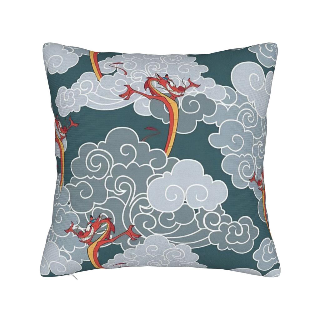 Mulan Princess Pillowcase Polyester Cushion Cover Decor Mu Lan Cartoon Throw Pillow Case Cover Sofa Drop Shipping 18'