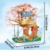 Nice! Ideas 2 In 1 Cherry Blossom Mini Romatic Tree House Building Sets for Girls Blocks Cherry Flower for Adult Birthday Gifts