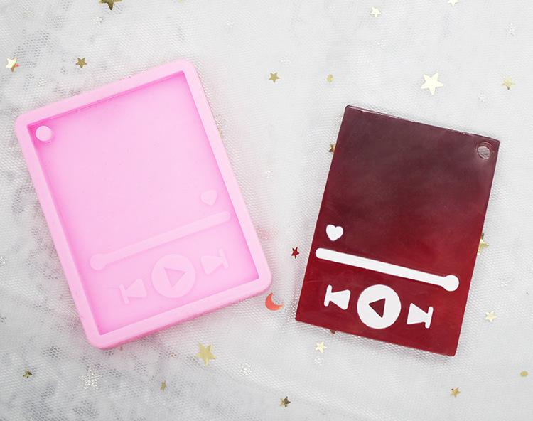 Silicone Molds for Resin Epoxy Resin Player Mold Keychain Casting Silicone Mould DIY Crafts Jewelry Making Tools