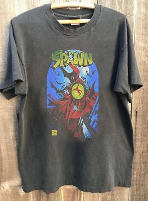 1993 Spawn Todd McFarlane Shirt Graphic Charcoal Cotton Shirt S-5XL WA2631 Unisex T-Shirt