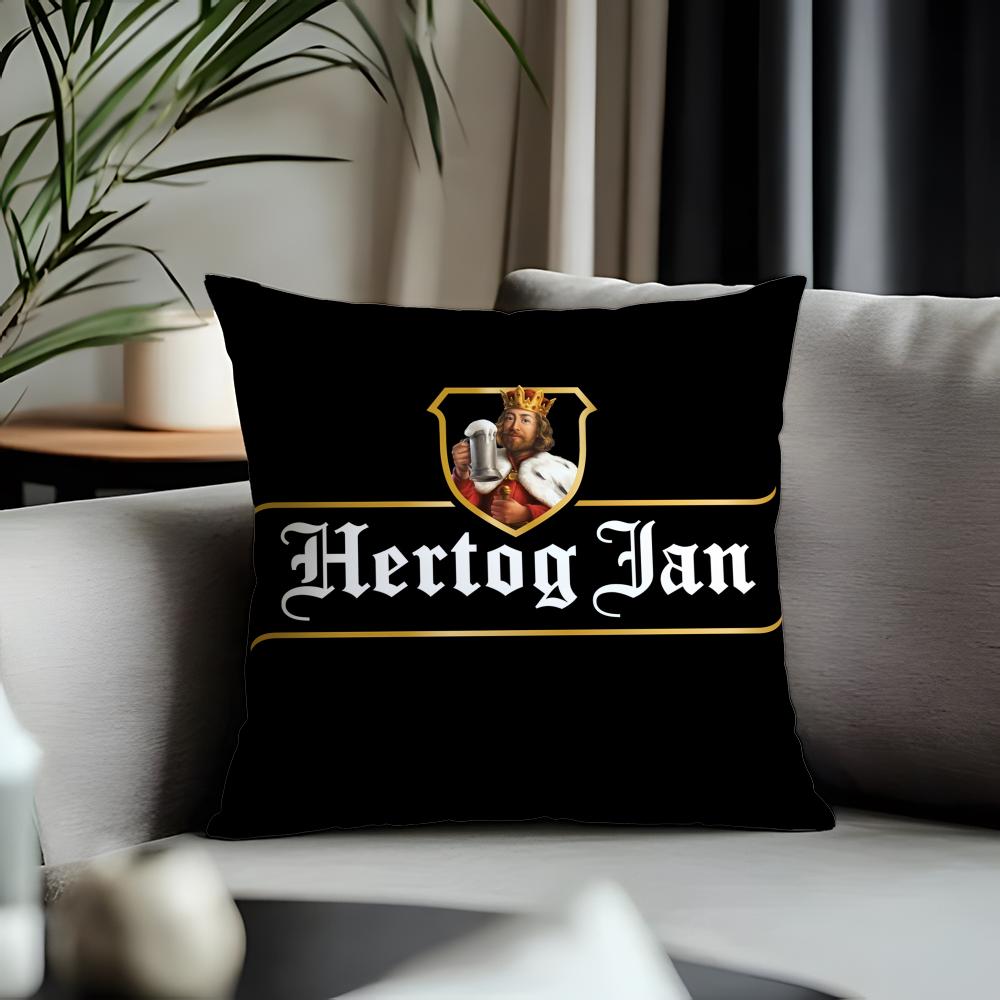 Hot HHertog Jansed Cushion Cover Antidustmite Pillowcase Invisible Zipper Silky Short Plush Sofa Cushion Cover