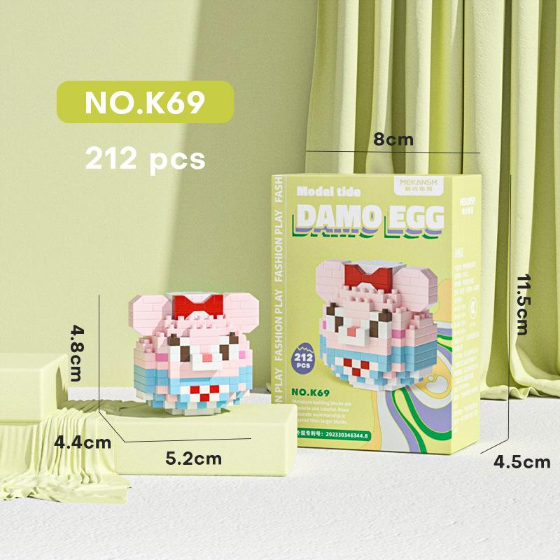 Stitch Building Blocks Anime Kawaii Cartoon mini Action Children's Figures Blocks Bricks Assemble DIY Toys Gift for Kids