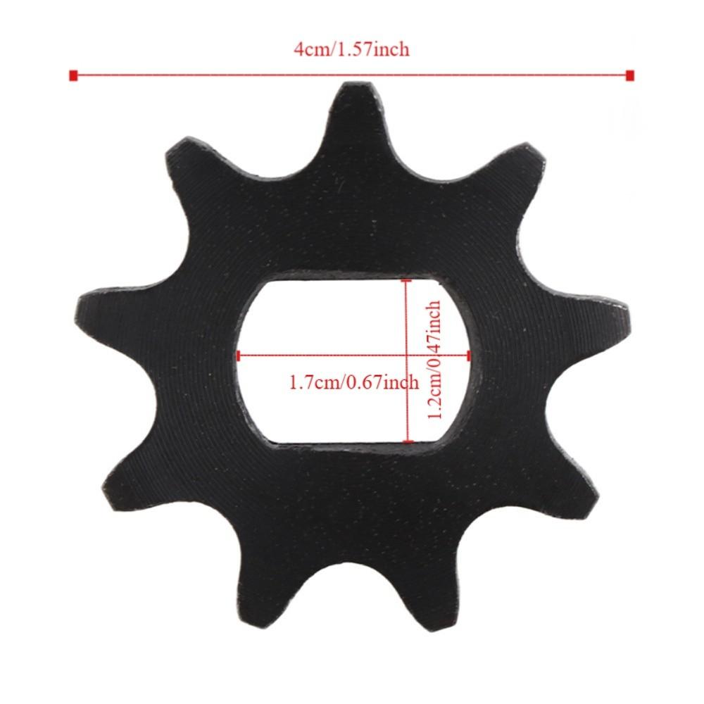 Metal Chain Sprocket Inner 12X17mm Motor Chain Sprocket  Electric Modification Accessories