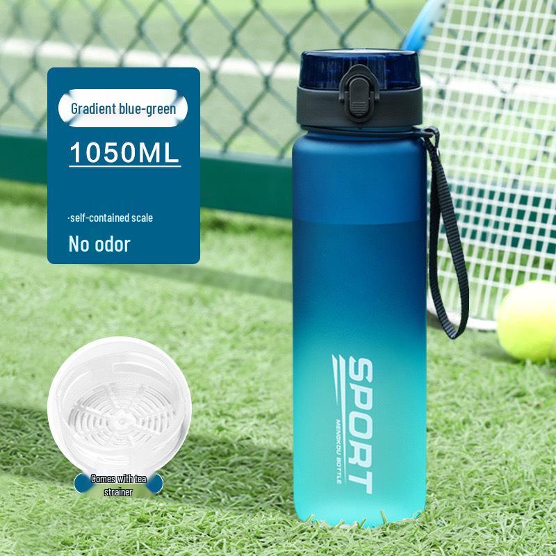 Casino Frosted Sports Water Bottle: Creative Portable Plastic Cup with Lid for Men and Women