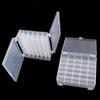 60-Compartment Transparent Bobbin Storage Box for Home Sewing Machines