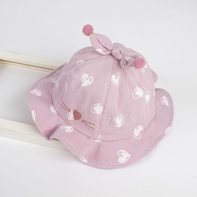 Baby Sun Hat Spring Autumn Thin Newborn Bucket Cap UV Protection Summer Beach Hat for Boys Girls Infant Toddler