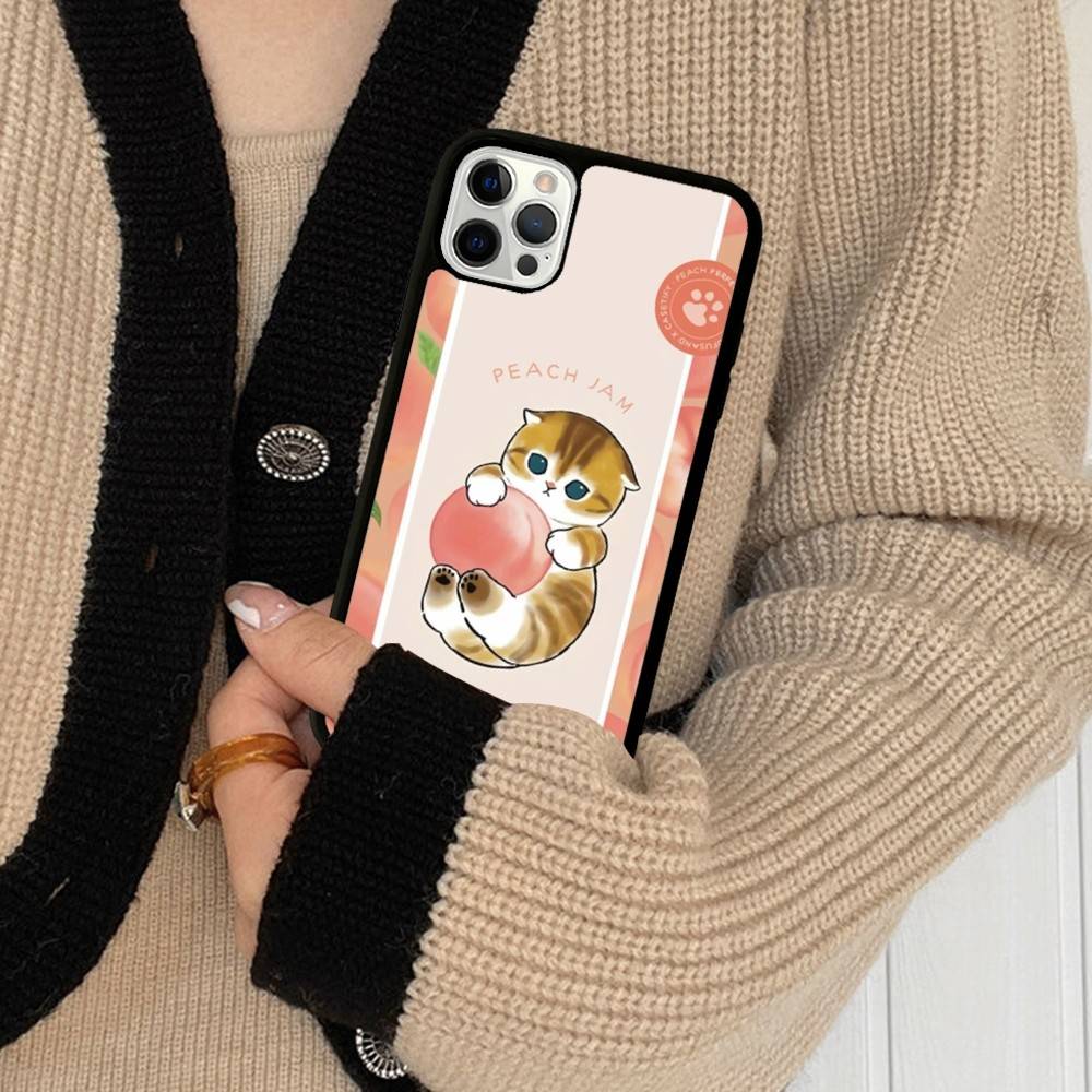 Mofusand Cat Popular Cute PC+TPU Phone Case For IPhone 17 16 15 14 PRO MAX 11 12 13 PLUS MINI Cover