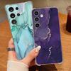 Sandstone Marble Pattern Phone Case For Samsung Galaxy S26 S25 S24 S23 Ultra S22 Plus S21 S24 S25 FE Clear Shockproof Soft Cover