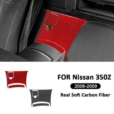 Auto-Innenraum Für Nissan 350Z 2006-2009 Weiche Kohlefaser Mittelkonsole Instrumentenbrett Abdeckung Dekorativer Aufkleber Zubehör