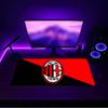 A.C. Milan (41) Mouse pad with a non slip rubber base suitable for home offices and an ideal gift for gamers