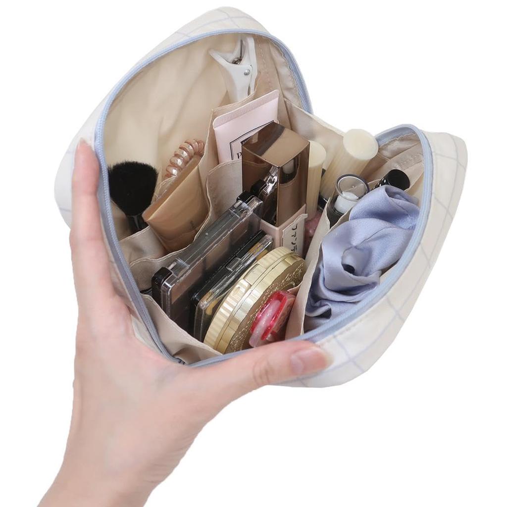 Marimo Craft Square Cosmetic Snoopy JOURNEY W150 X H150 X D65mm Pouch, SN, (SPCQ-554)