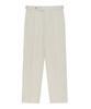 BELLIEF Essential Seersucker Adjust 2-Pleated Relaxed Chino (Ecru)