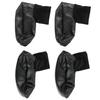 Sunnah Khuff Socks PU Leather Polyester Comfortable Warm Plush Lining Thermal Khuffain Socks for 36 To 41 EU Shoe Size
