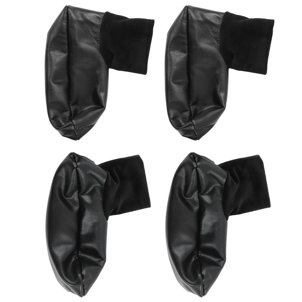 Sunnah Khuff Socks PU Leather Polyester Comfortable Warm Plush Lining Thermal Khuffain Socks for 36 To 41 EU Shoe Size