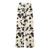 Women Summer Boho Palazzo Pants High Waist Wide Leg Floral Printing Casual Trousers With Pockets