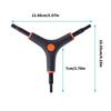 High Strength Bicycles Repair Wrench 3 Way Y Type Hexagonal Wrench Wear Resistant Inner Hexagonal Spanner Repair Tool