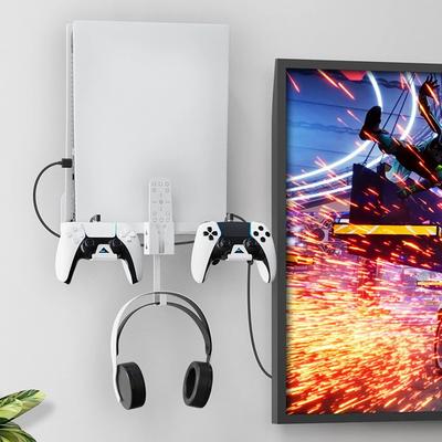 Wall Mount Storage Bracket For PS5 Console Wall Mount Holder Stand for Playstation 5 Accessories for PS VR2 Console/Headset