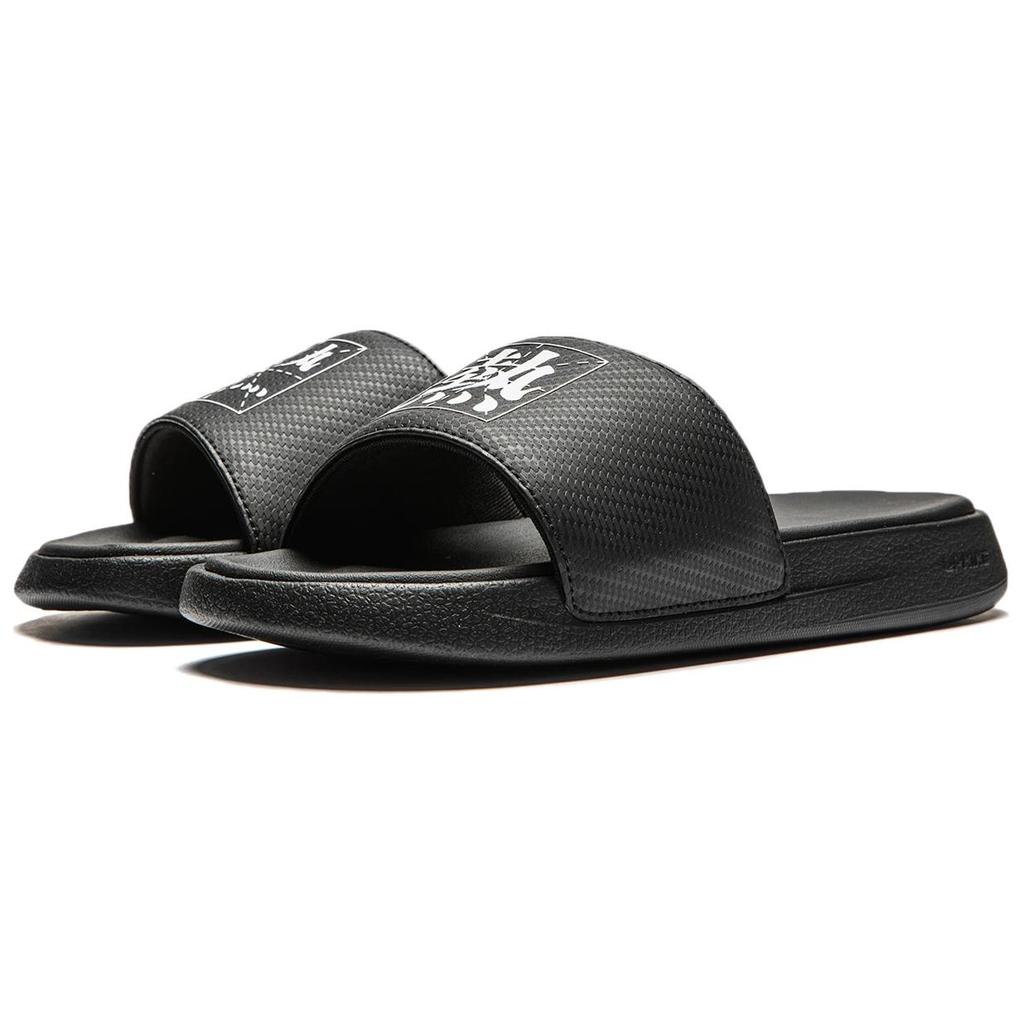 Li Ning LN Slipper Versatile Outdoor Trendy Casual Breathable Lightweight Non-Slip Quick-Dry Anti-Rub Slide Sandals Women Footwear AGAU008-1