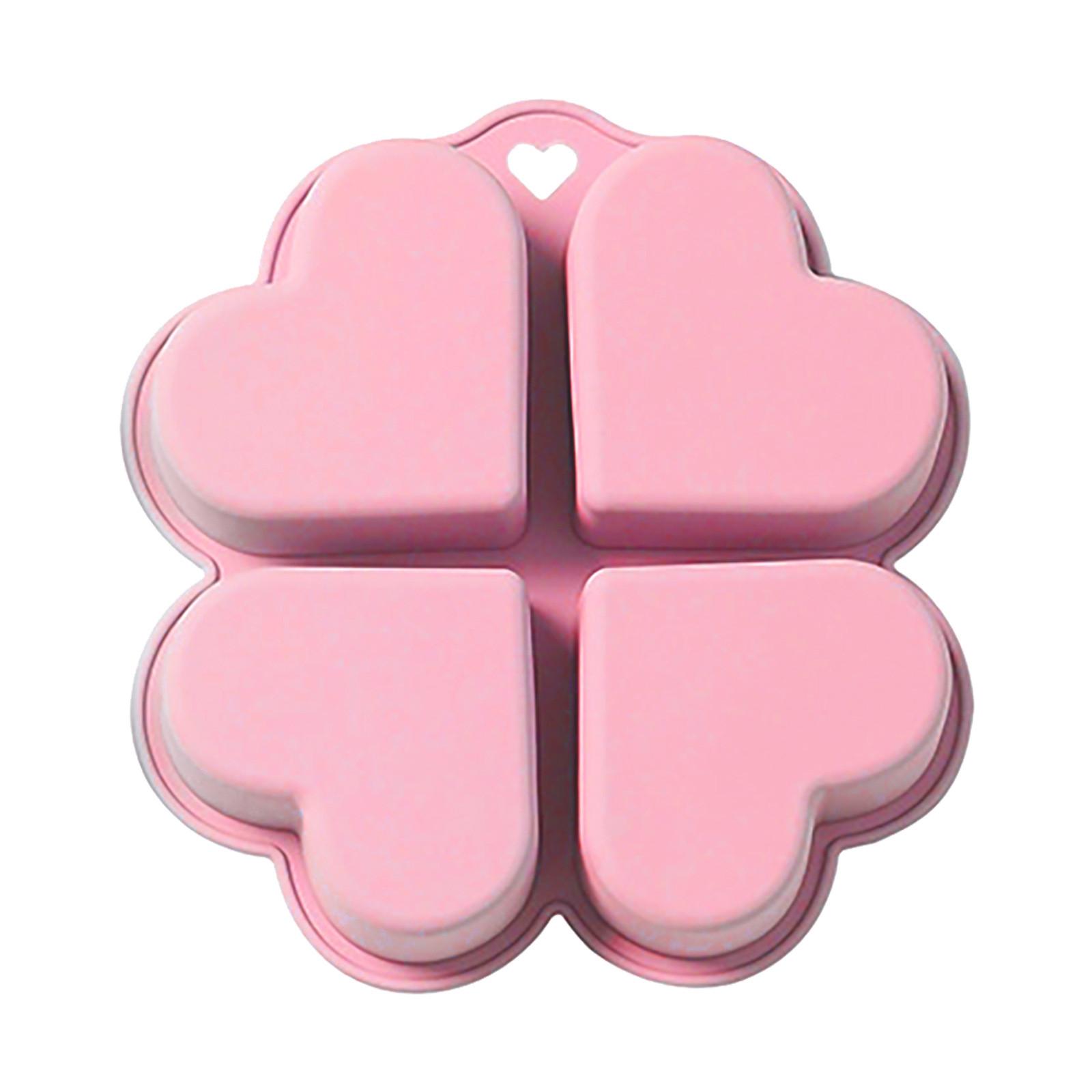 

4 силиконовые формы для торта Мадлен в форме сердца для выпечки в форме маленького сердца любви