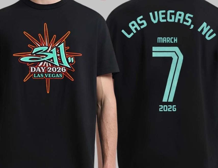 Hot 311 Band 311 Day Las Vegas Nevada 2026 TShirt Unisex T-Shirt M