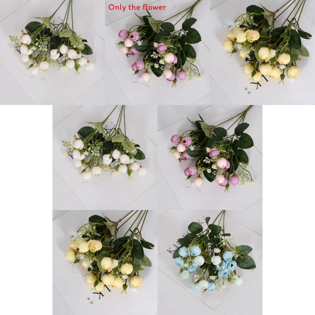 Realistic Silk Rose Floral Decor For Wedding Parties And Home Interior Styling