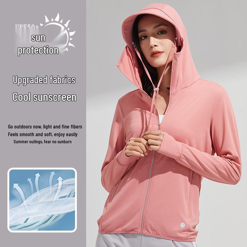 

Women s UPF 50+ Anti-UV Sun Protection Jacket with Removable Brim 4XL