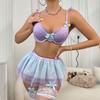 Women's Sleepwear  Spaghetti Strap Dress  Transparent Sexy Nightgowns Lace Slip Pajamas  Sexy Set Lingerie