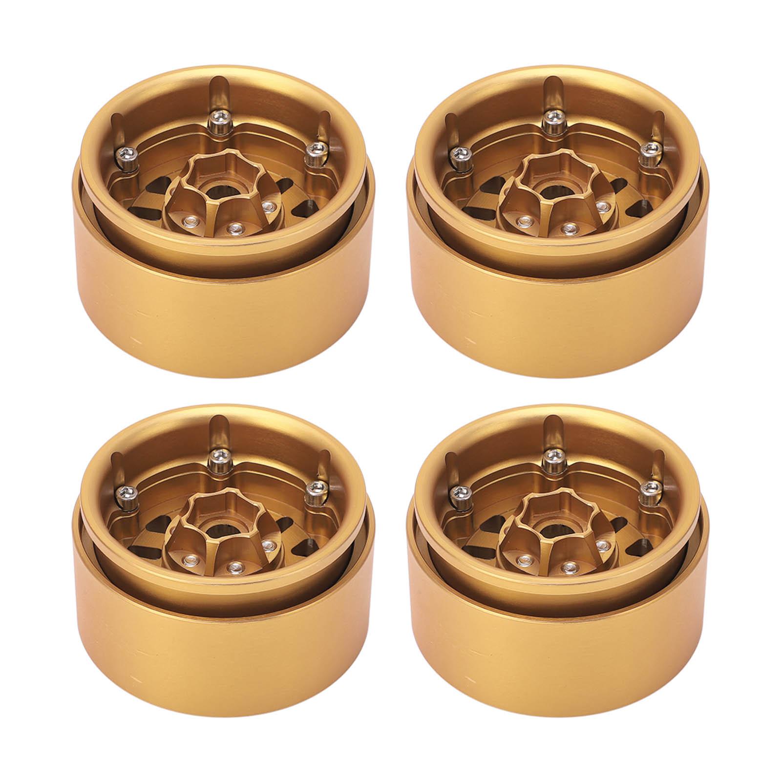 

4 шт. Втулка обода колеса Beadlock латунна важка 1,9 дюйма для осьового SCX10 90046 AXI03007 D90 D110 TF2 для