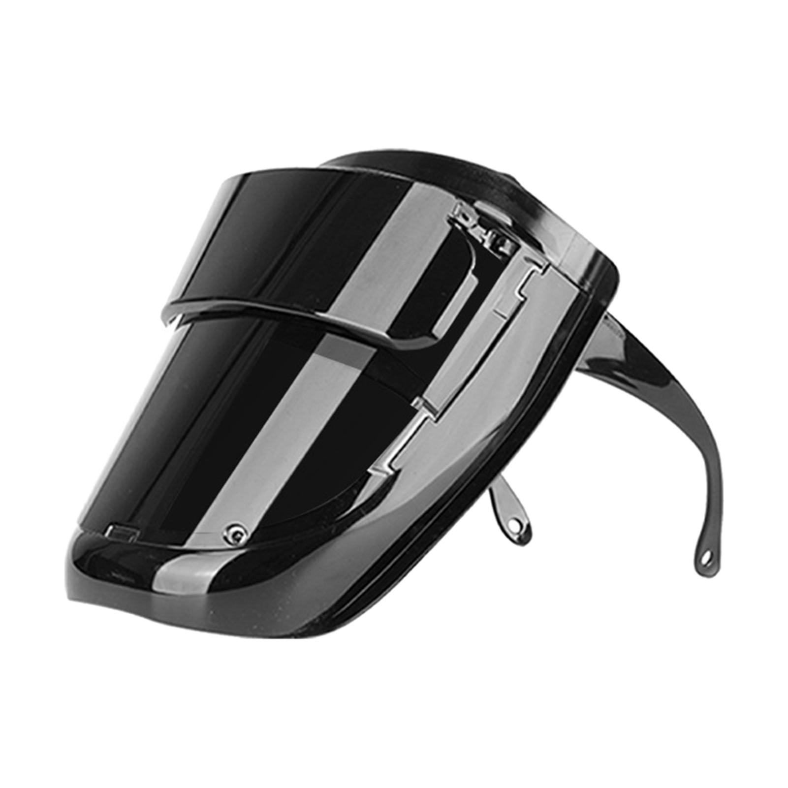 

Зварювальна маска PC 180 градусів Large View Wearable Mask Mask, стійка до високих температур для дуги Large Size чорний