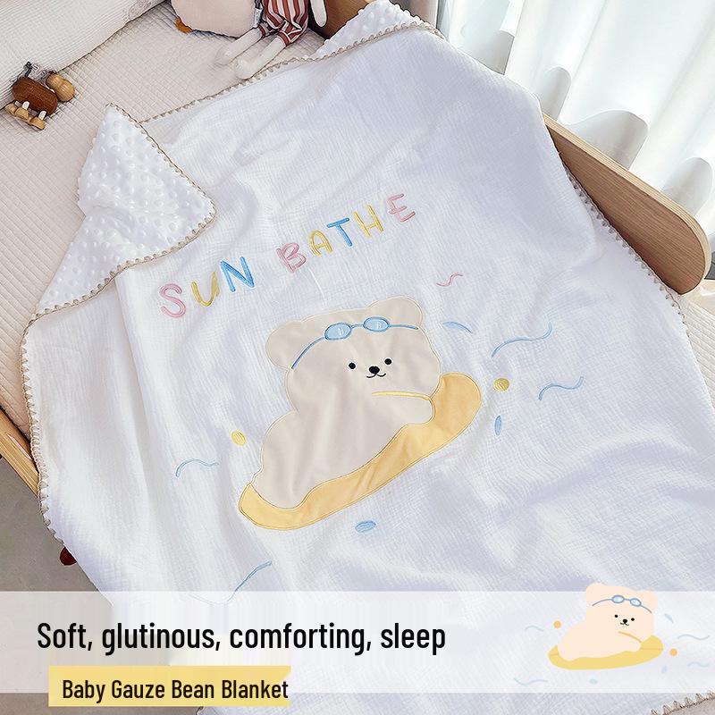 Baby Bean Summer Cooling Blanket - Soft Quilt for Newborns & Kids 100x120 cm