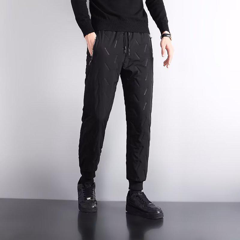 

Мужские зимние флисовые брюки из овечьей шерсти свободного кроя для улицы, ветрозащитные, теплые, прямого кроя, больших размеров. 5XL (waist 175-190)