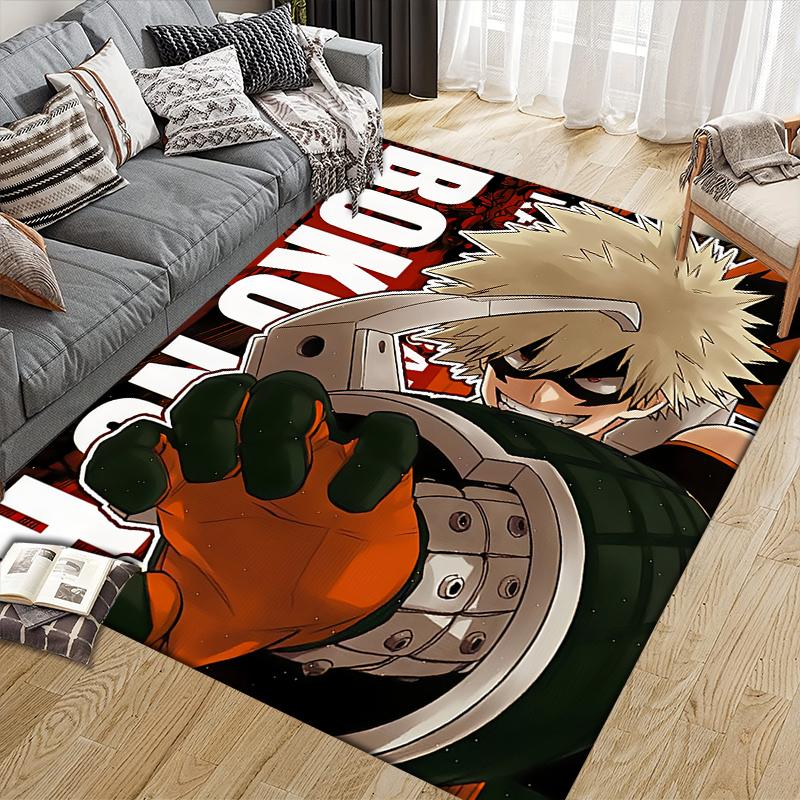 My Hero Academia Character Area Rug, MHA Fan Cozy Carpet, Ideal Gift.chl