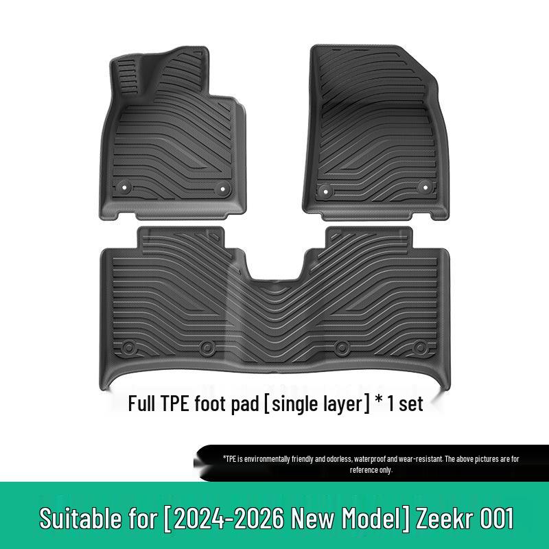Zeekr 001 2021-2026 Custom TPE Floor, Trunk, and Seat Back Mats