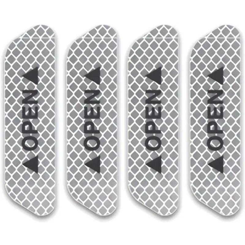 

4 шт. флуоресцентные автомобильные светоотражающие полосы, предупреждающие наклейки для Lada Granta Vesta kalina Priora Niva Xray largus Opel Astra HGJ