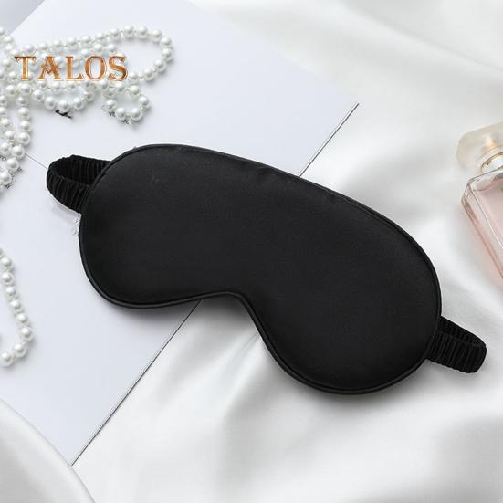 Imitated Silk Eye Cover Set Memory Foam Eye Masque 3-Piece Cloth Bag Hair Rings Storage Bag Breathable Comfortable Hypoallergenic Sleeping Shield Eye