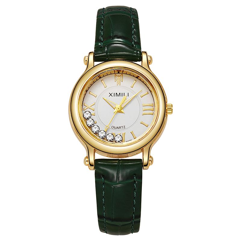 New Korean version simple ball ladies quartz watch Fashion leather women's student watch