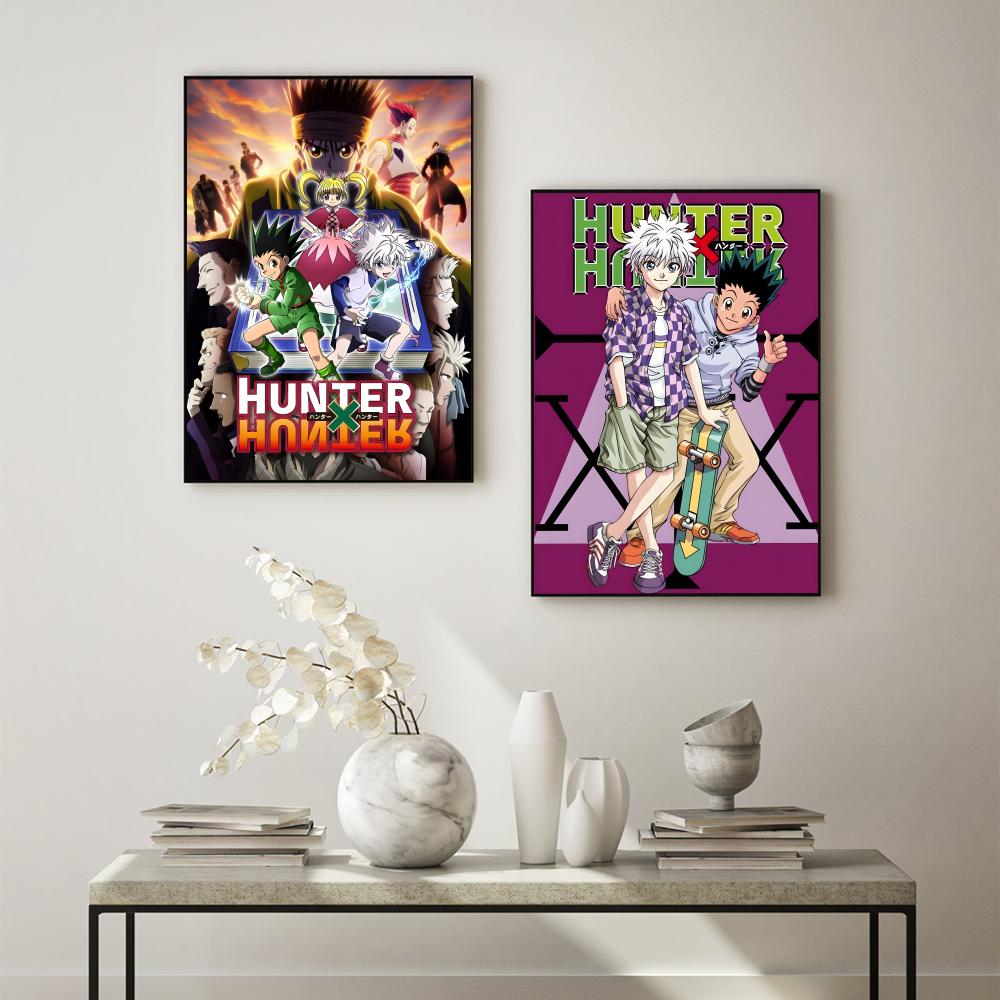 Stylish Hhunterxhunterful Poster Waterproof Self-Stick | Durable Decor | Ideal For Bedroom, Kitchen & Entryway