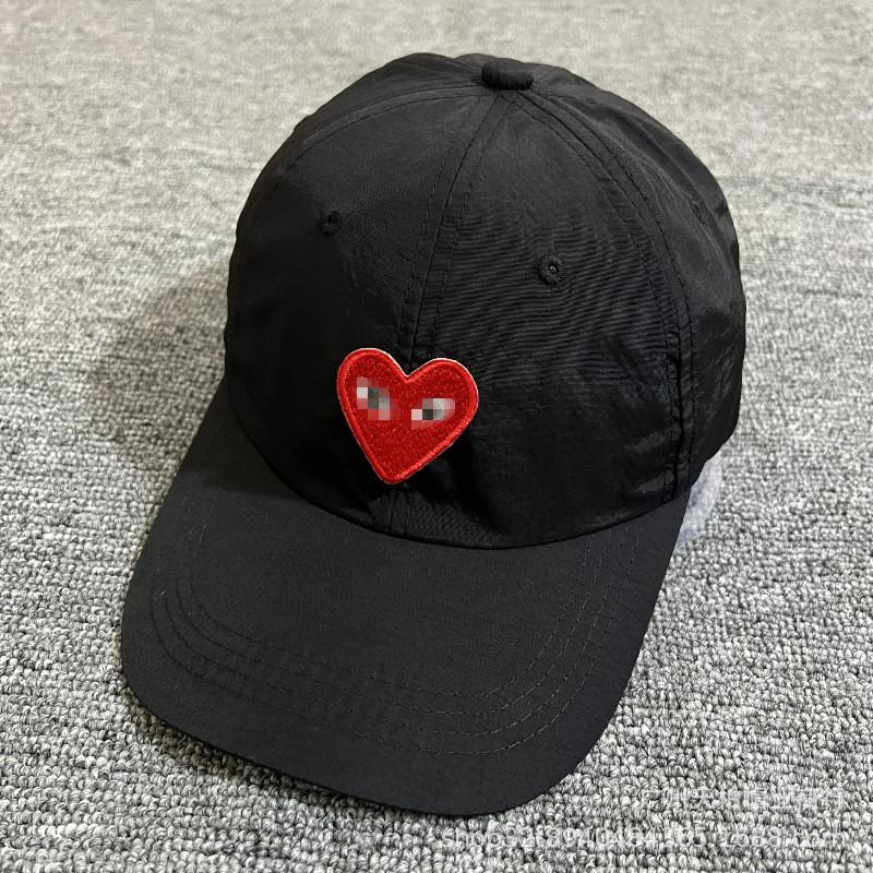 Unisex Summer Baseball Cap Heart Embroidered Outdoor Leisure Duckbill Cap