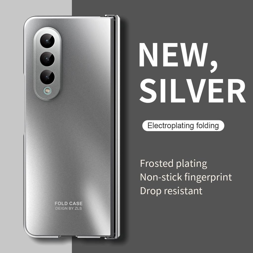 For samsung z fold3 Anti-Knock Plating Bag Folding Veske for Samsung Galaxy Z Fold 3 Fold3 telefontilbehør deksel